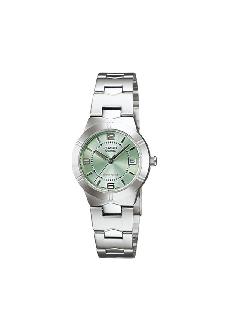 Casio Watches Women's Analog Watch LTP-1241D-3A Silver Stainless Steel Band Ladies Watch
