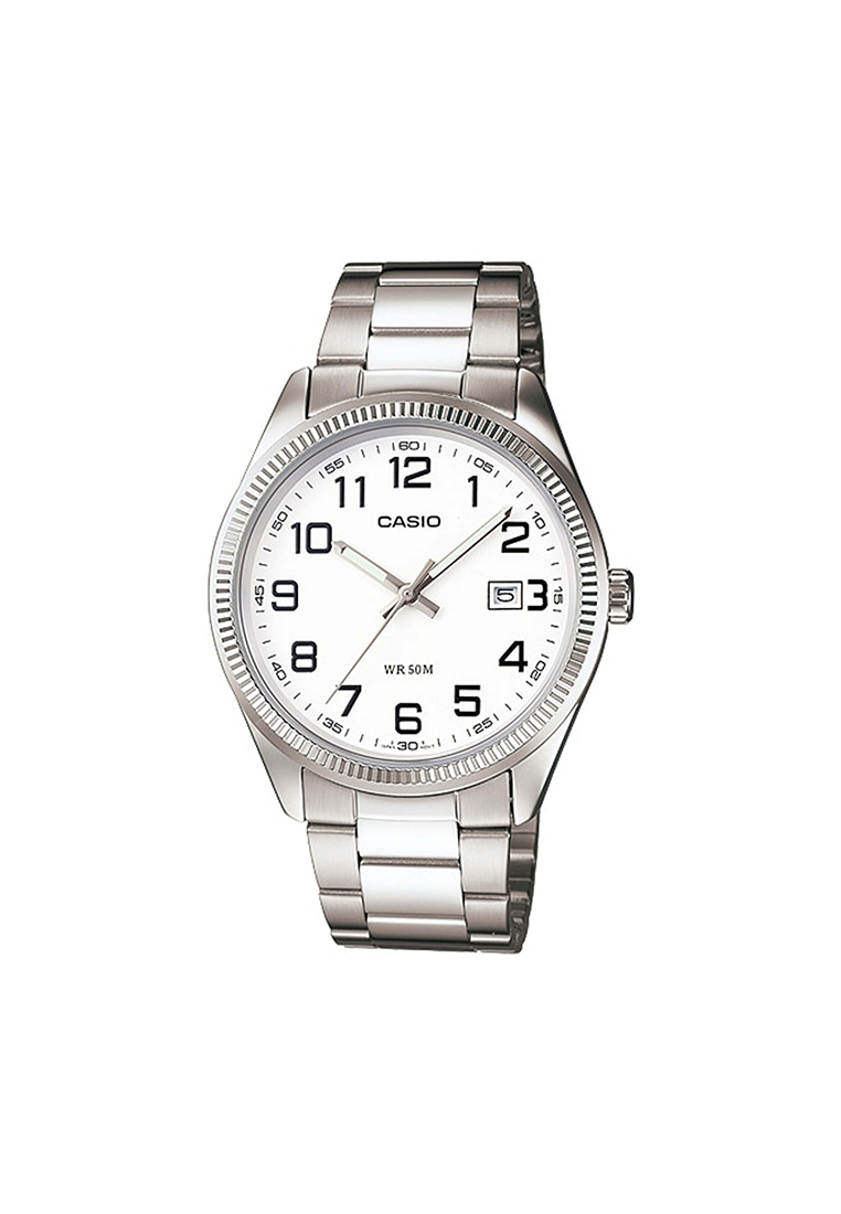 Casio Watches Men's Analog Watch MTP-1302D-7BV Stainless Steel Band Casual Watch