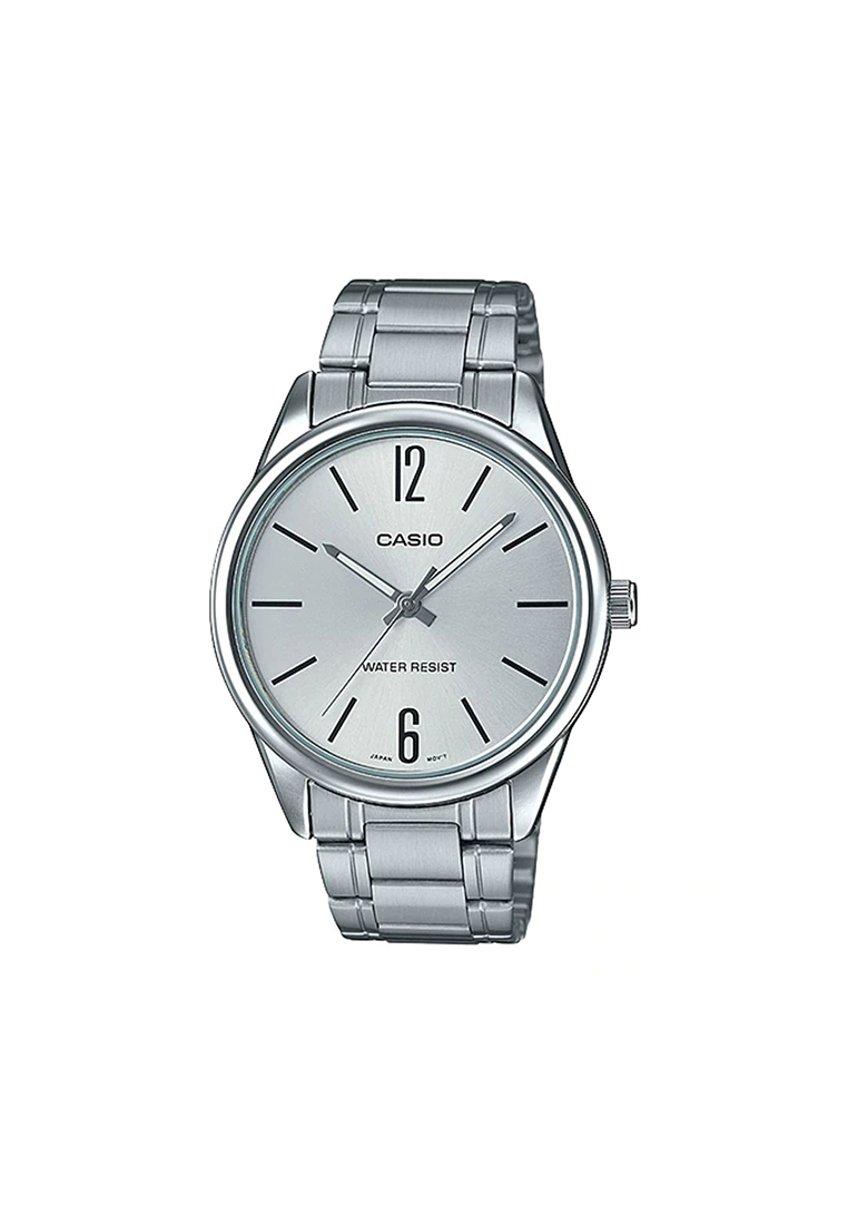 Casio Watches Men's Analog MTP-V005D-7B Stainless Steel Band Casual Watch