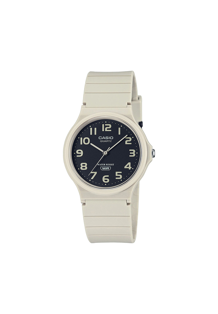 Casio Watches Men's Analog Watch MQ-24UC-8B White Resin Band