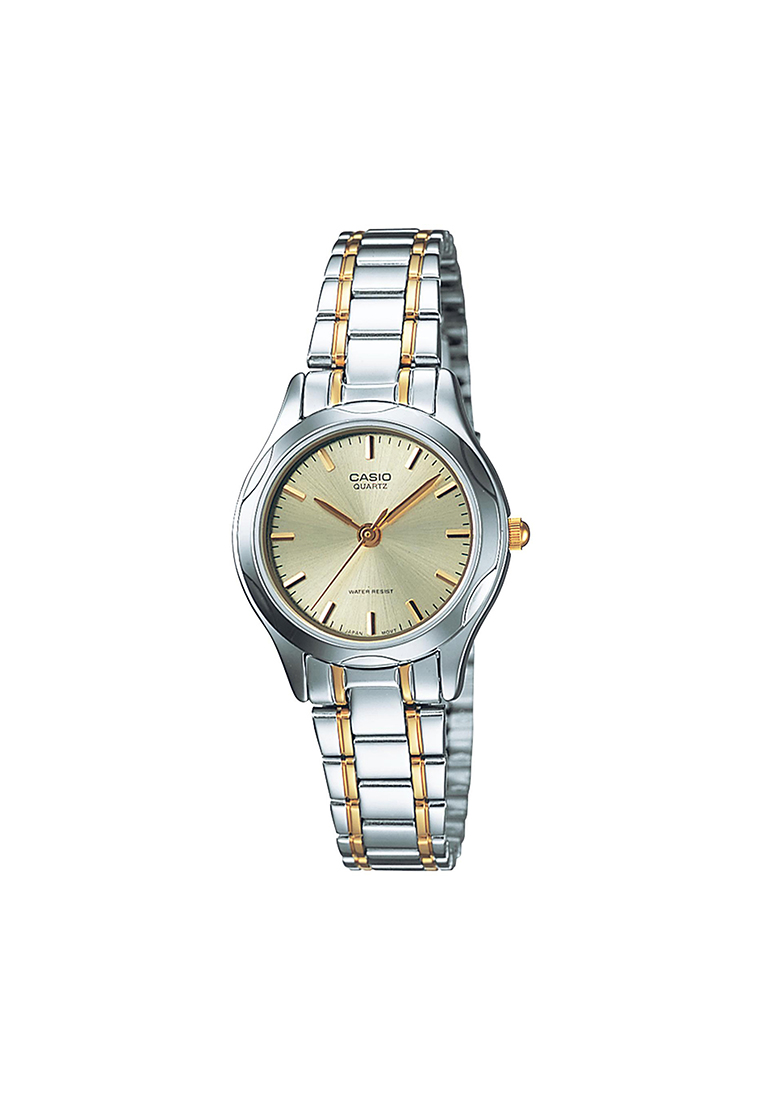 Casio Watches Women's Analog Watch LTP-1275SG-9A Stainless Steel Band Gold Watch
