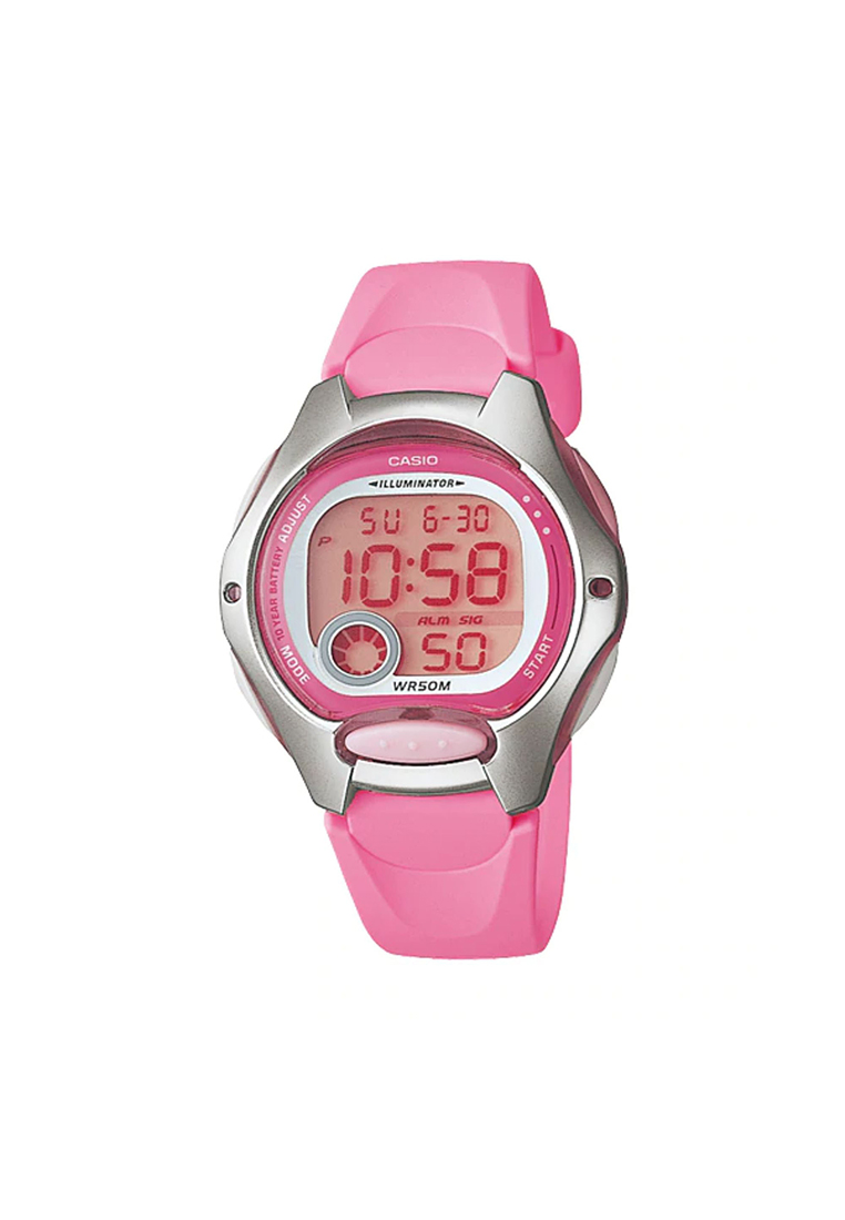 Casio Watches Kids Digital Watch LW-200-4BV Pink Resin Band Youth Watch