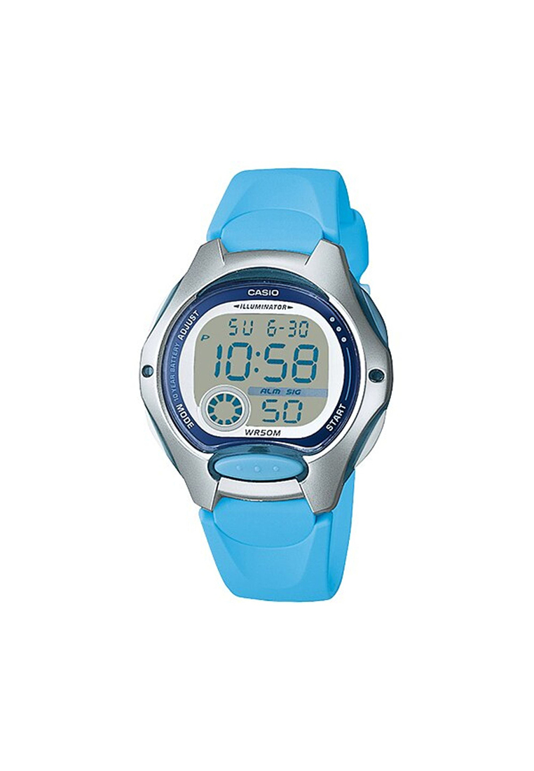 Casio Watches Kid's Digital Watch LW-200-2BV Blue Resin Band Kids Watch
