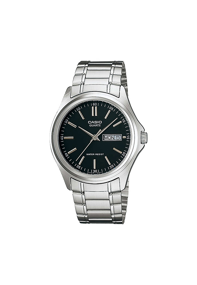 Casio Watches Men's Analog Watch MTP-1239D-1A Silver Stainless Steel Band Watch