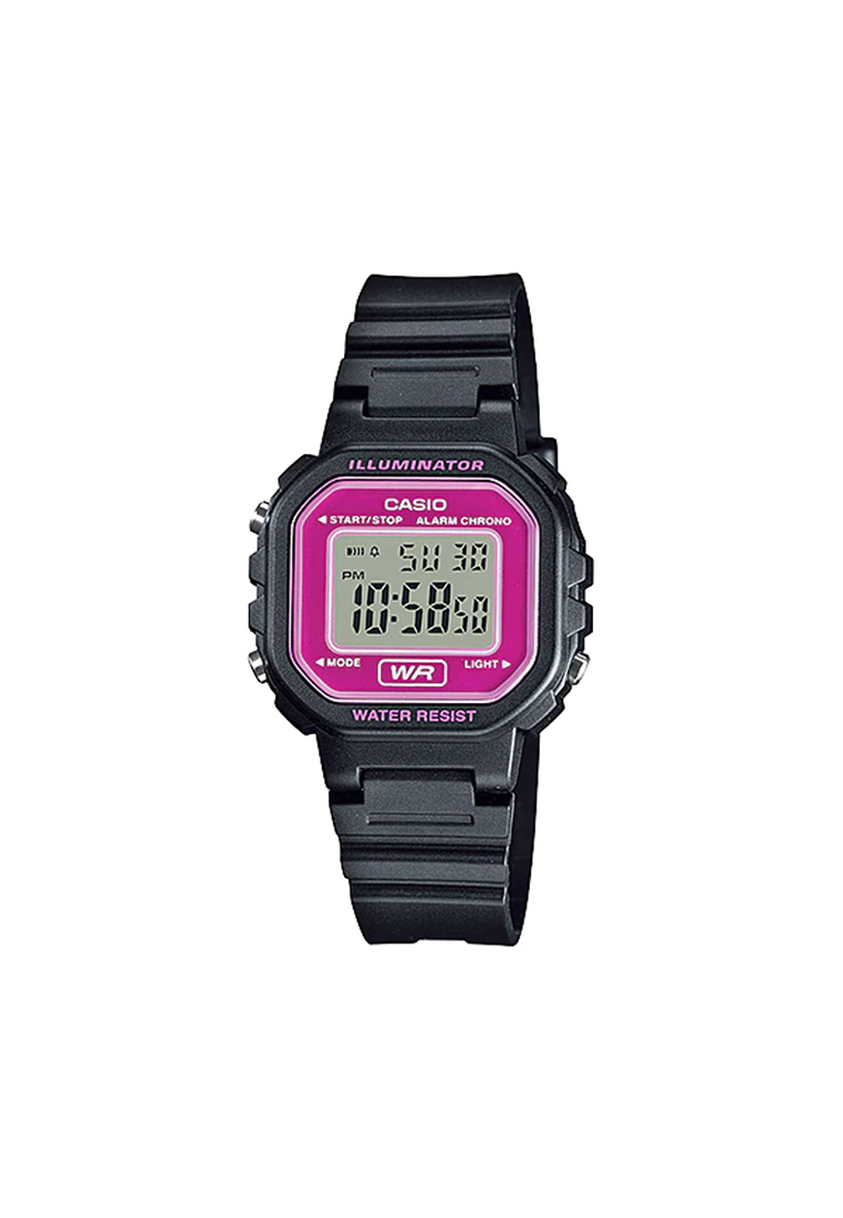 Casio Watches Kid's Digital LA-20WH-4A Black Resin Band Casual Watch