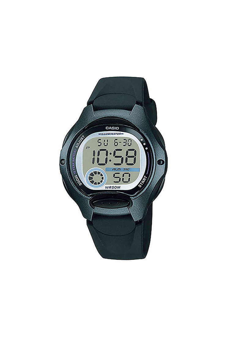 Casio Watches Kid's Digital Watch LW-200-1BV Black Resin Band Sport Watch
