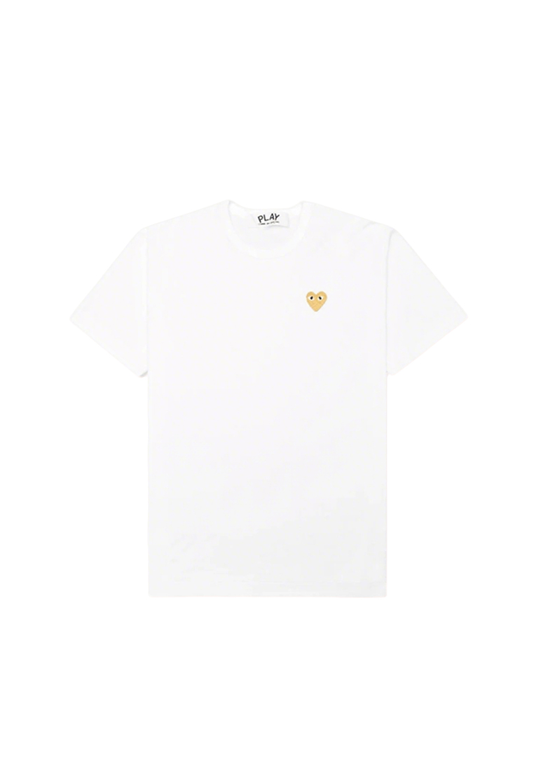 CDG Play Men's Short sleeved T-shirt in White AX-T216-051-4