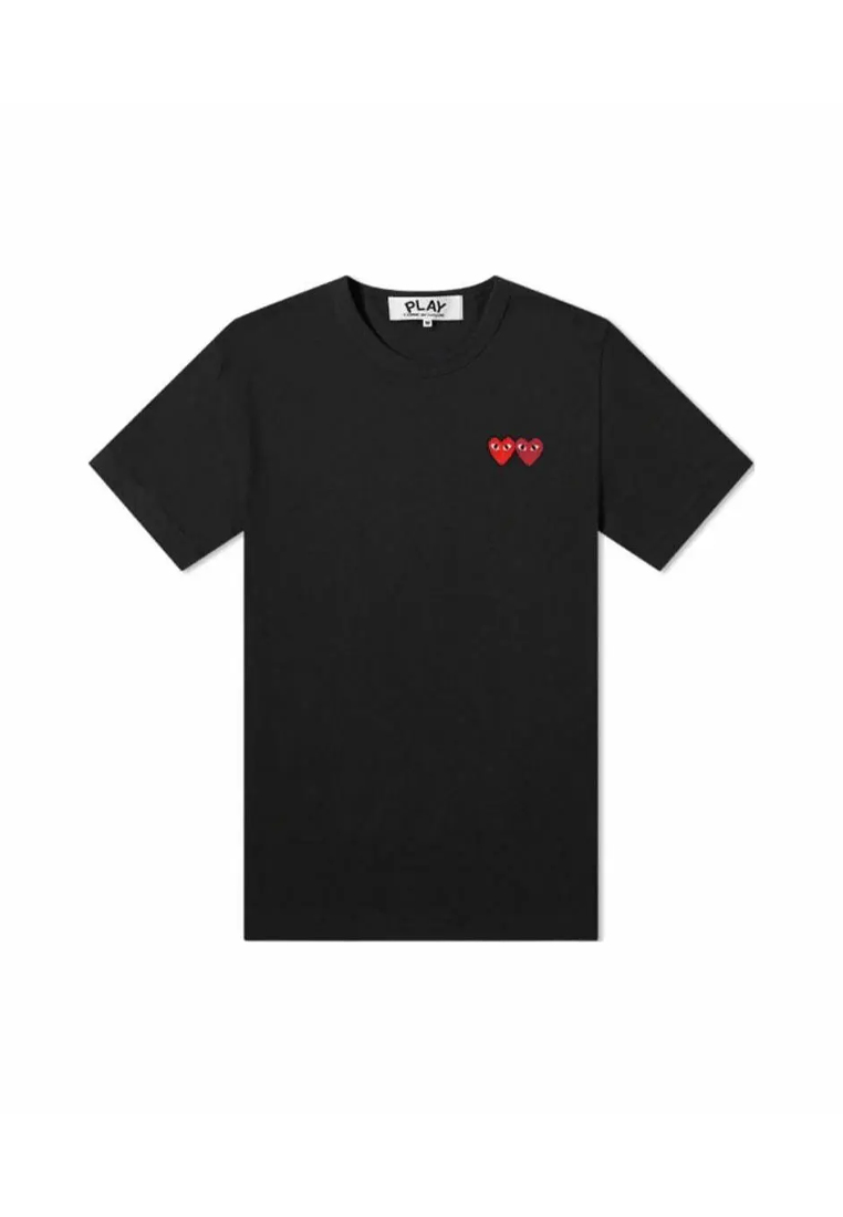 CDG Play Men's Short sleeved T-shirt in Black AX-T226-051-1