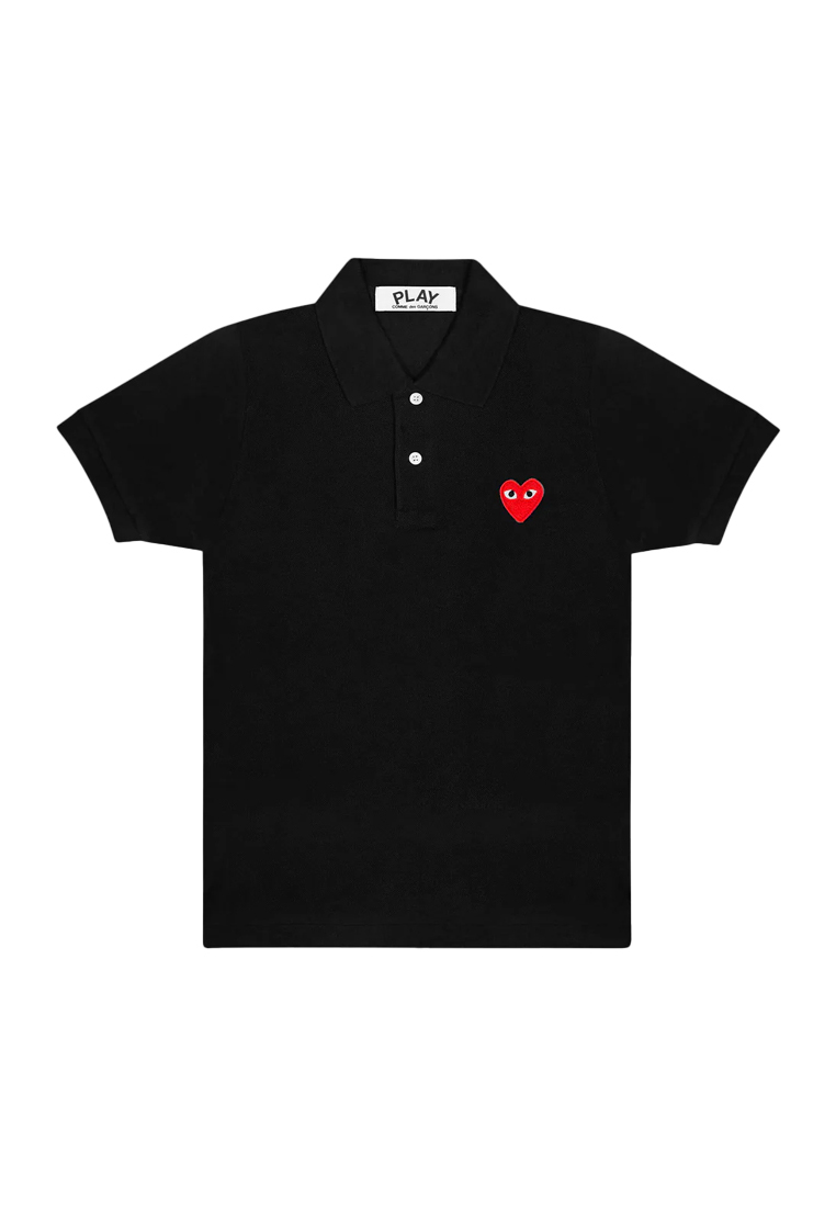 CDG Play Men's short sleeved polo shirt in blue AX-T006-051