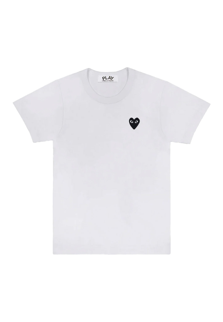CDG Play Men's short sleeved T-shirt in white AX-T064-051