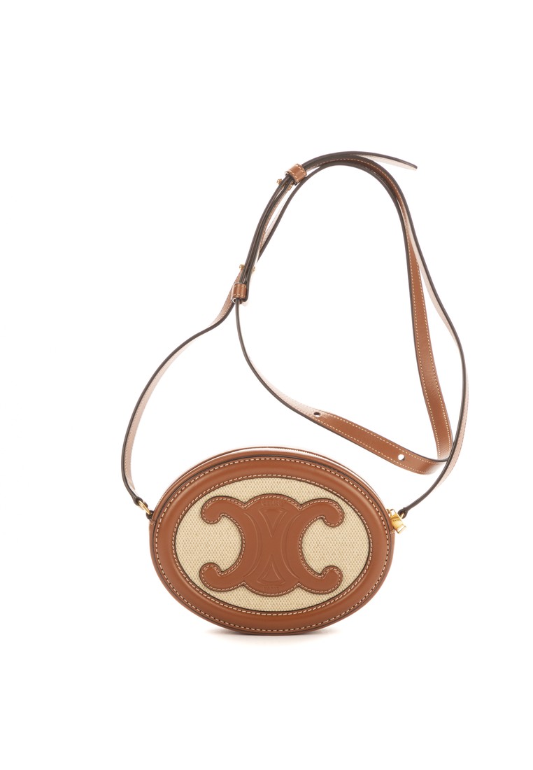 CELINE Pre-Loved Oval Triomphe