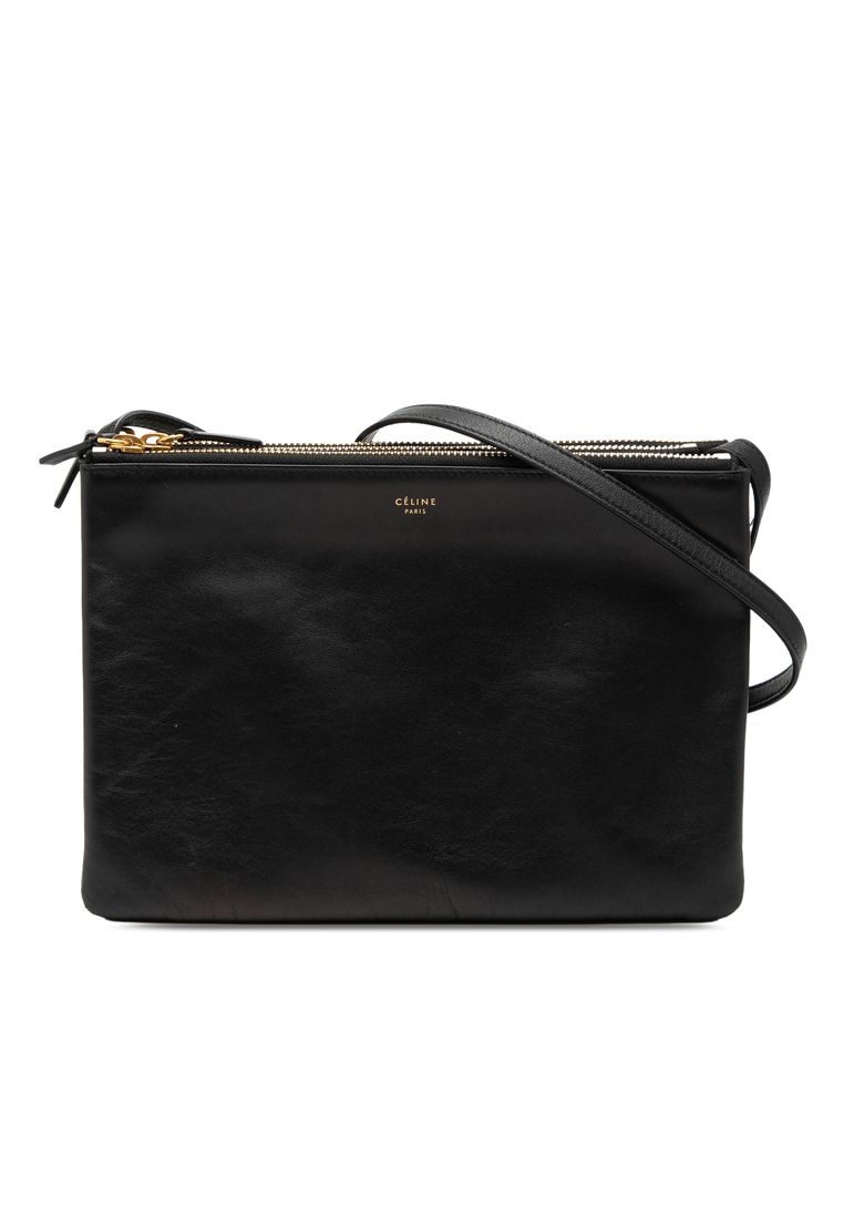 CELINE Pre-Loved Celine Large Lambskin Trio Crossbody
