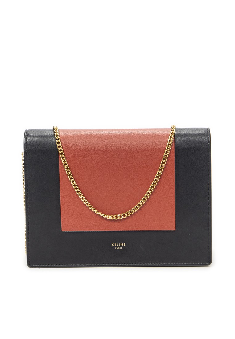 CELINE Pre-Loved Frame Evening Chain Clutch