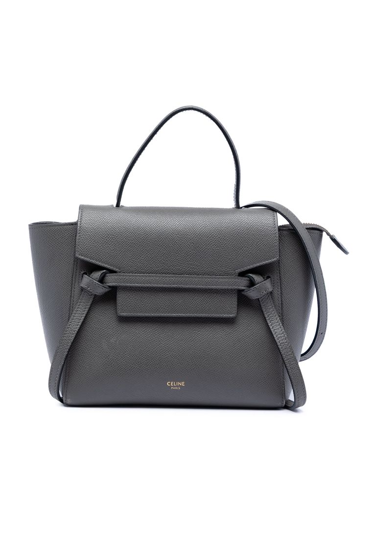 CELINE Pre-Loved Celine Nano Grained Calfskin Belt Bag