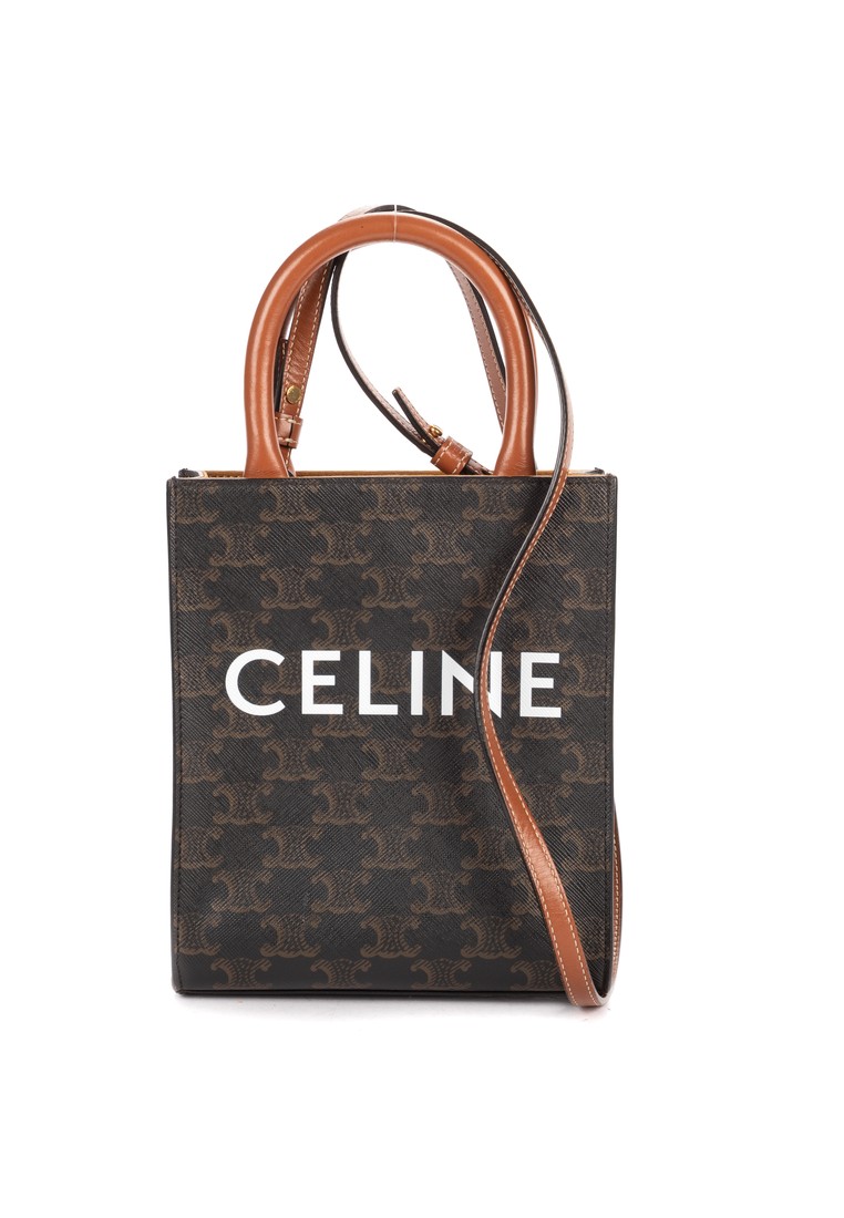 CELINE Pre-Loved Mini Vertical Cabas