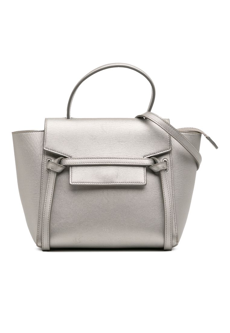 CELINE Pre-Loved Celine Nano Laminated Calfskin Belt Bag