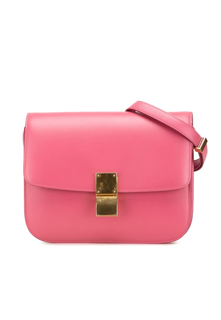 CELINE Pre-Loved Celine Medium Calfskin Classic Box