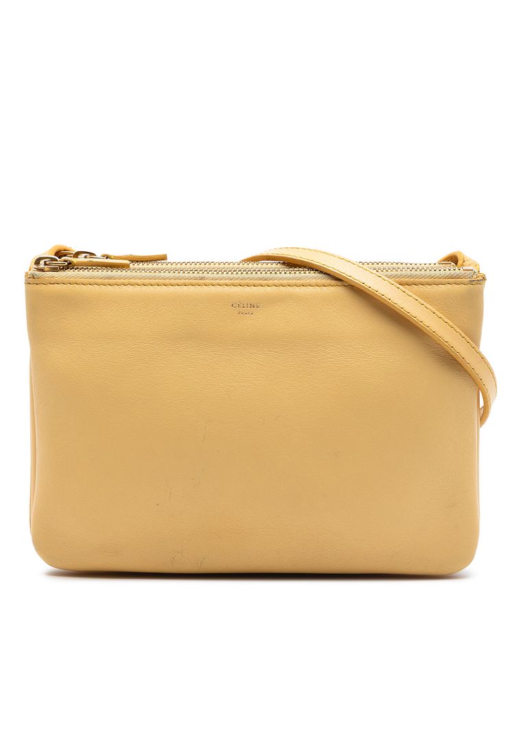 CELINE Pre-Loved Celine Small Lambskin Trio Crossbody