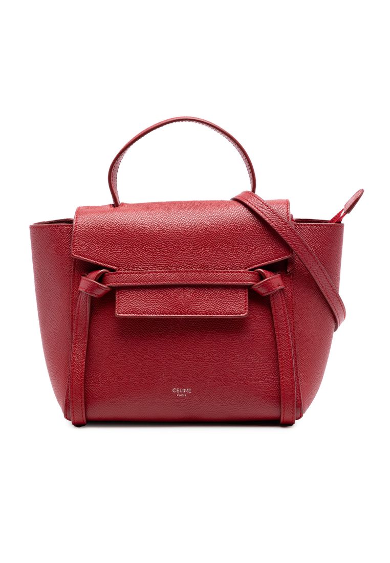 CELINE Pre-Loved Celine Nano Grained Calfskin Belt Bag