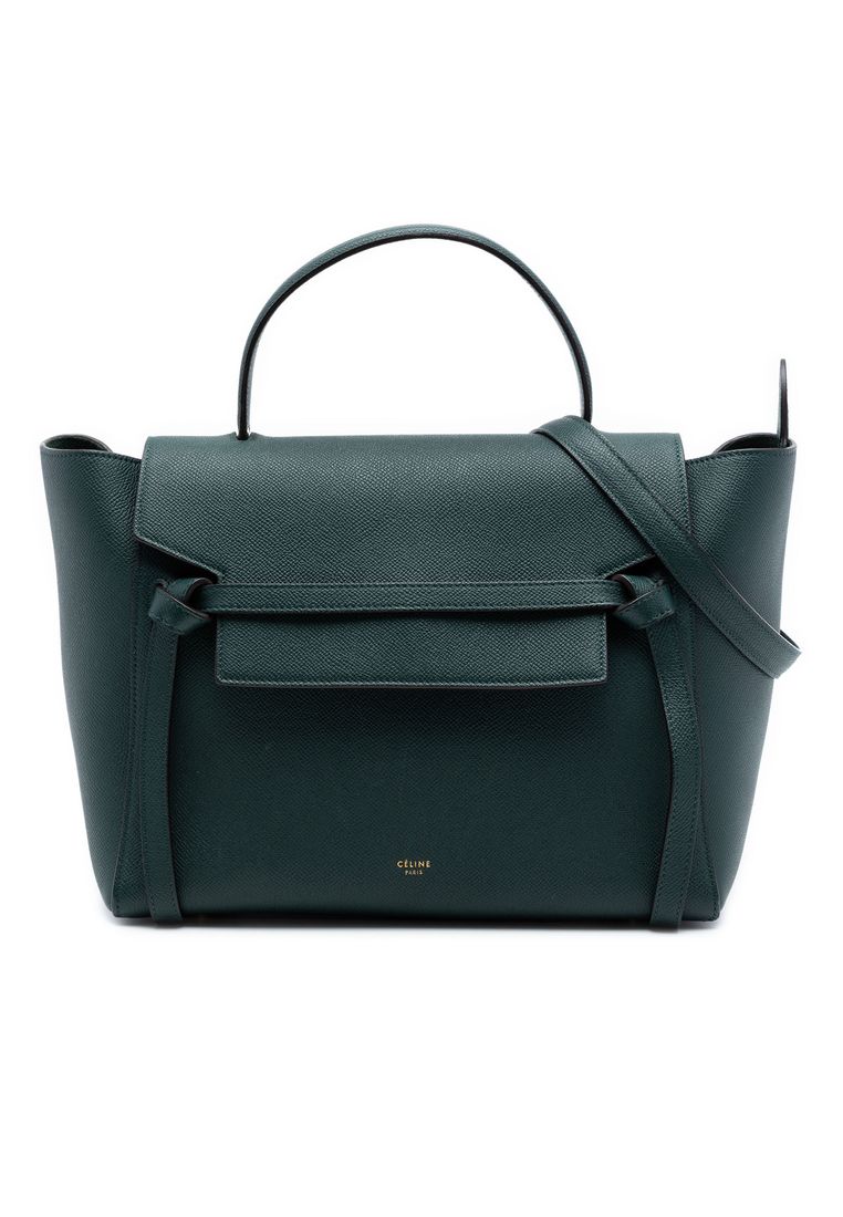 CELINE Pre-Loved Celine Mini Grained Calfskin Belt Bag
