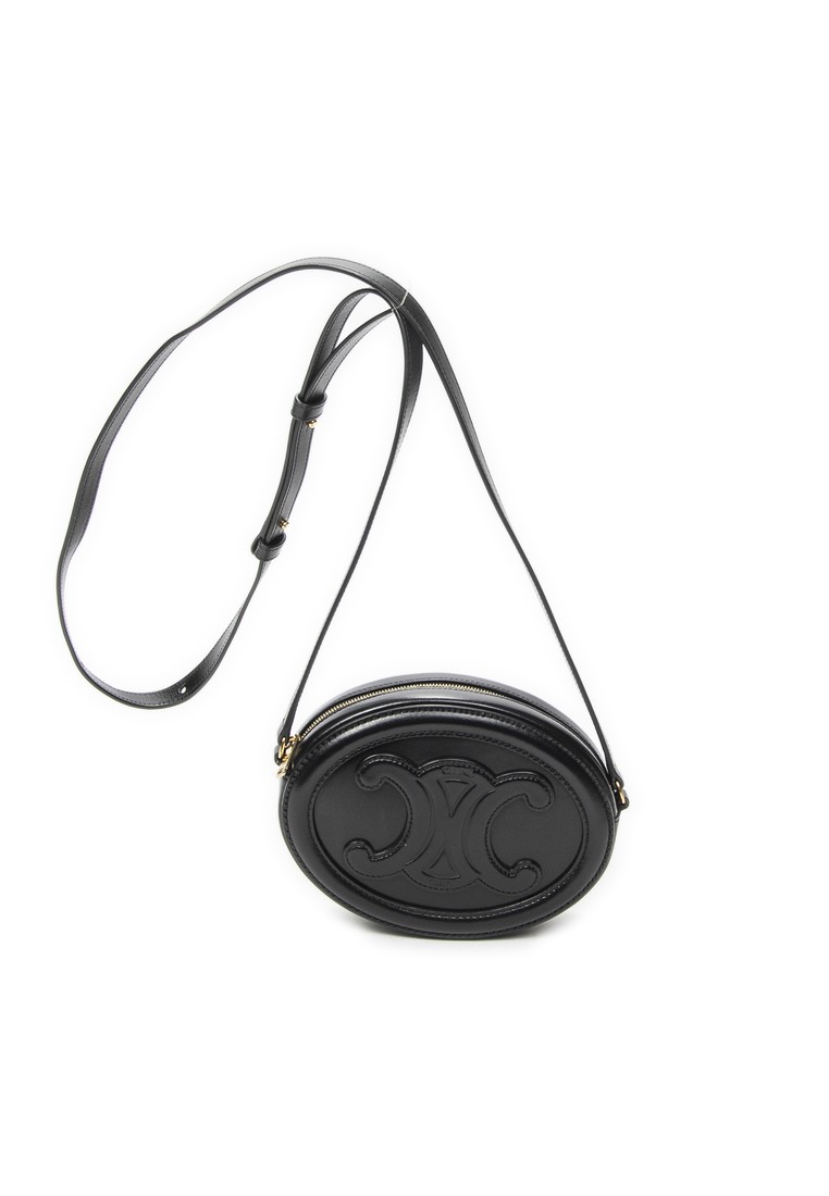 CELINE Pre-Loved Triomphe Oval Crossbody