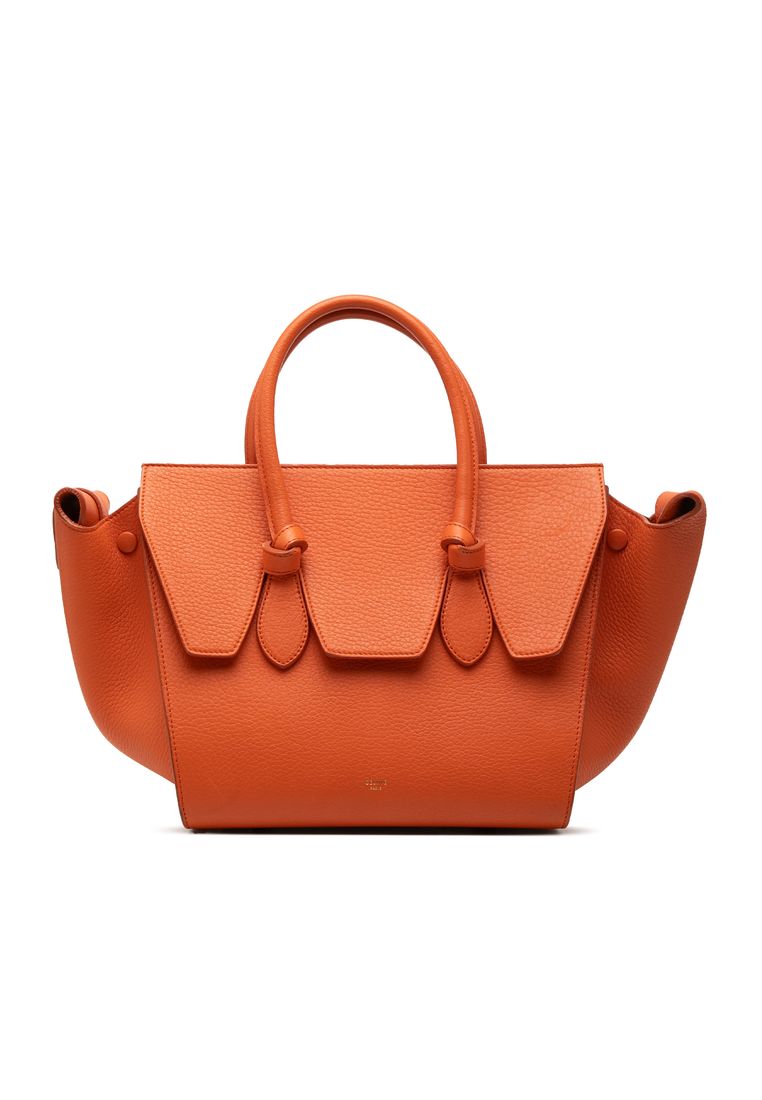 CELINE Pre-Loved Celine Small Grained Calfskin Tie Knot Handbag