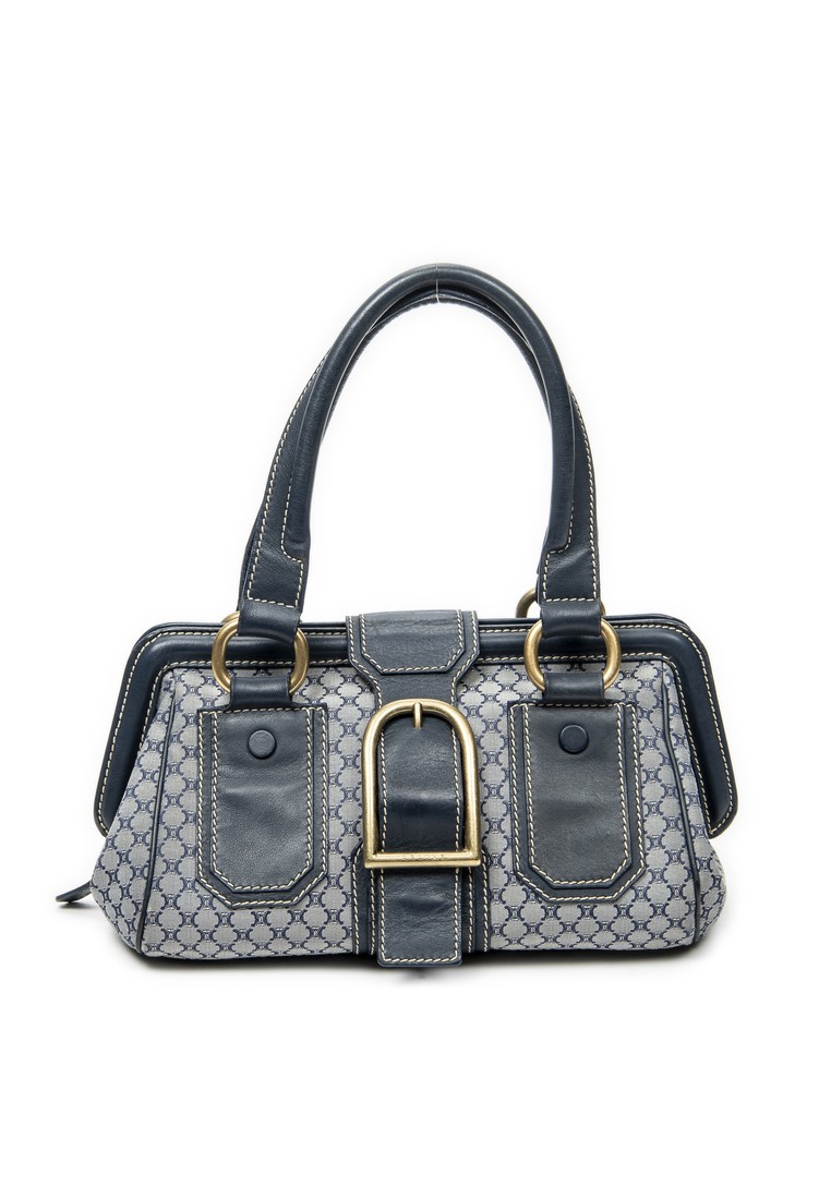 CELINE Pre-Loved Frame Buckle Boston