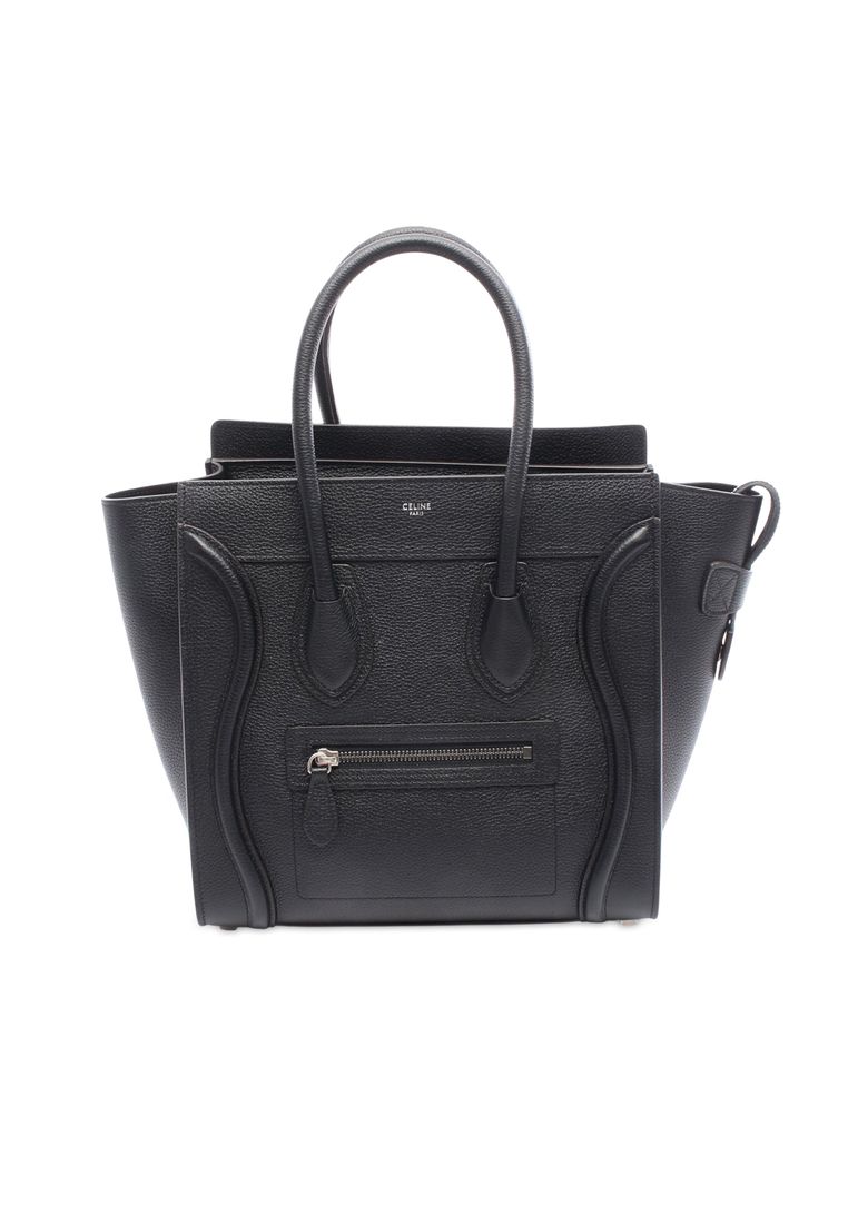 CELINE Pre-Loved Celine Micro Calfskin Luggage Tote