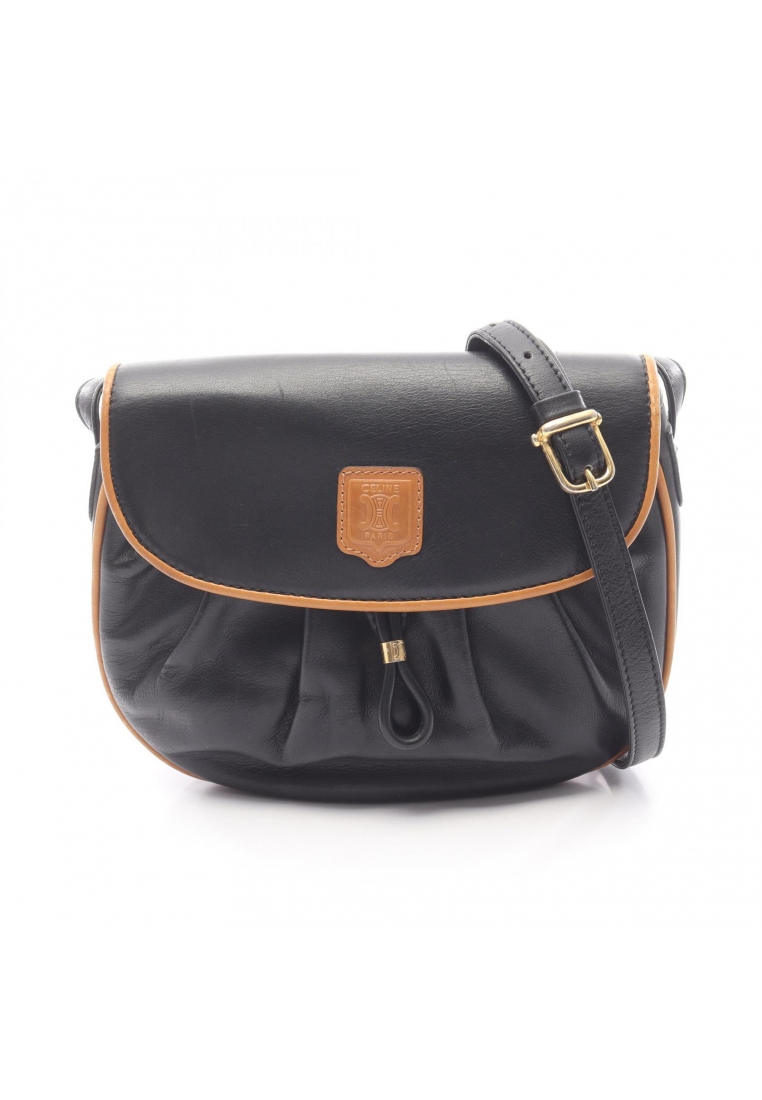 CELINE Pre-Loved Celine Shoulder bag leather black