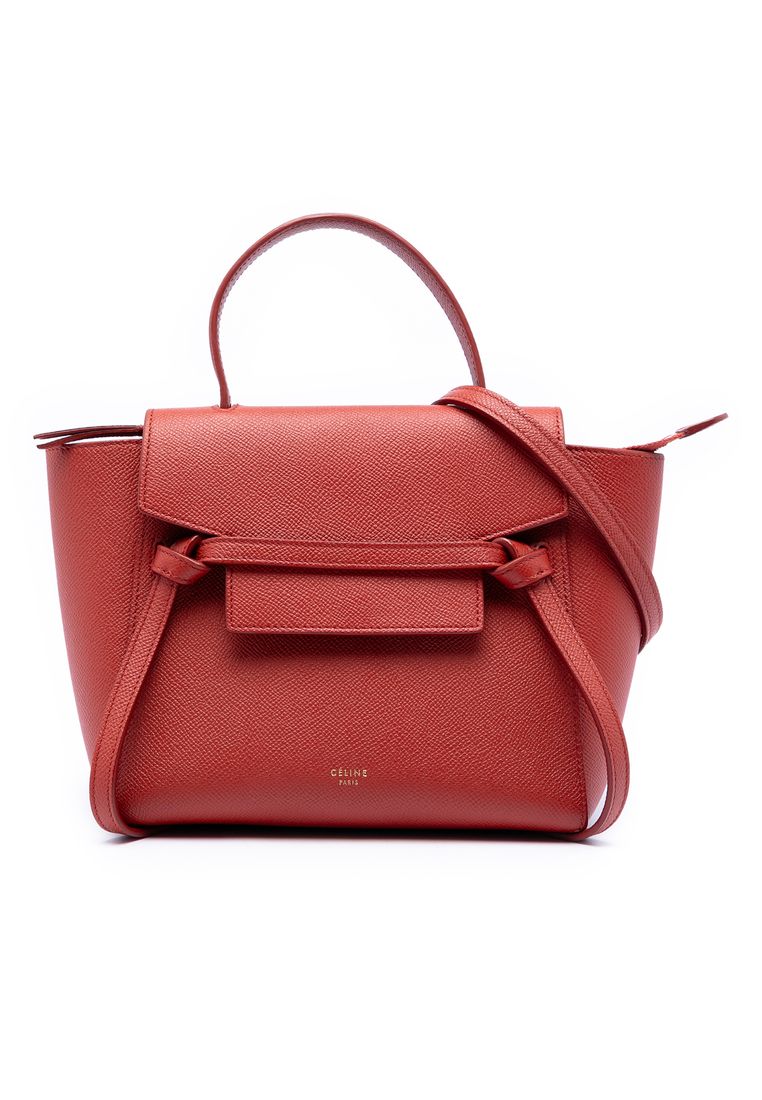 CELINE Pre-Loved Celine Nano Grained Calfskin Belt Bag