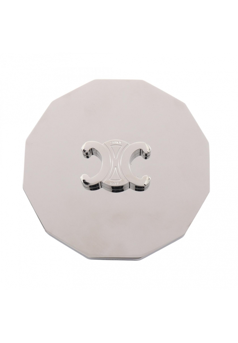 CELINE Pre-Loved Celine Candles Triomphe lid accessory Stainless steel Silver