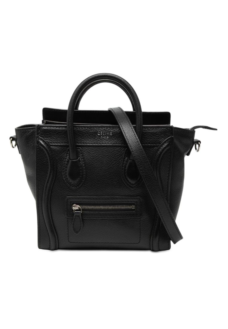 CELINE Pre-Loved Celine Nano Leather Luggage Tote