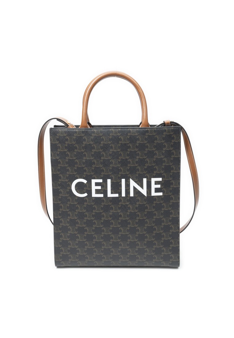 Celine Pre-Loved Small Triomphe Vertical Cabas Tote
