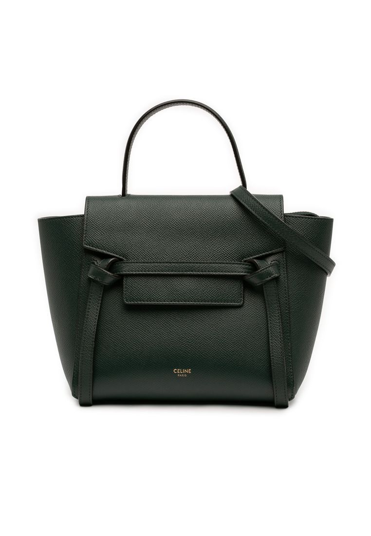 CELINE Pre-Loved Celine Nano Grained Calfskin Belt Bag