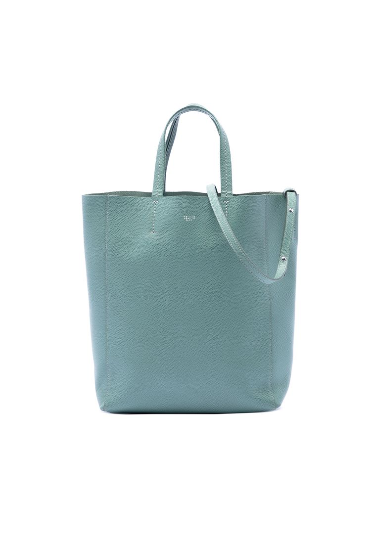 CELINE Pre-Loved Celine Small Grained Calfskin Vertical Cabas Tote