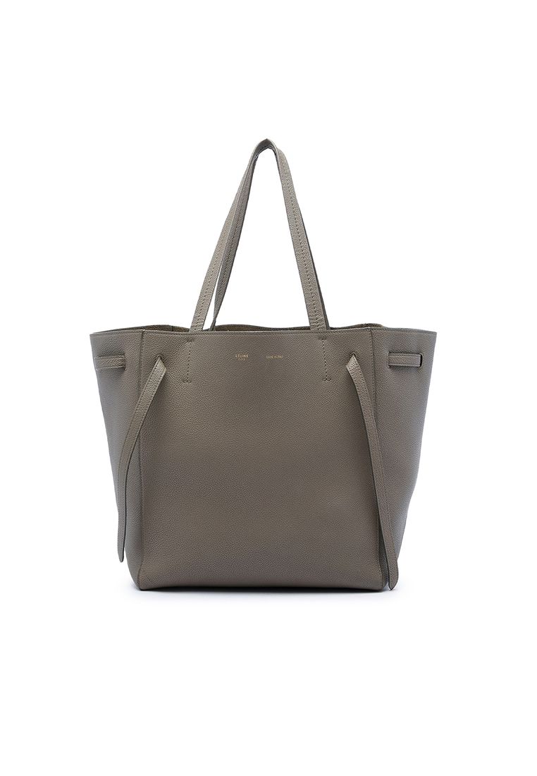 Celine Pre-Loved Celine Small Grained Calfskin Phantom Cabas Tote