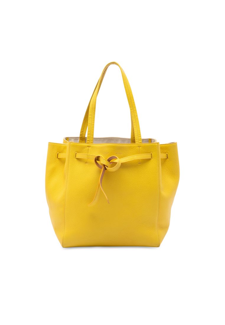 CELINE Pre-Loved Celine Small Grained Calfskin Phantom Cabas Tote