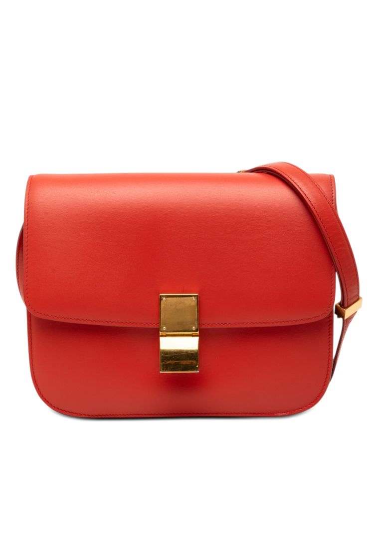 Celine Pre-Loved Celine Medium Calfskin Classic Box