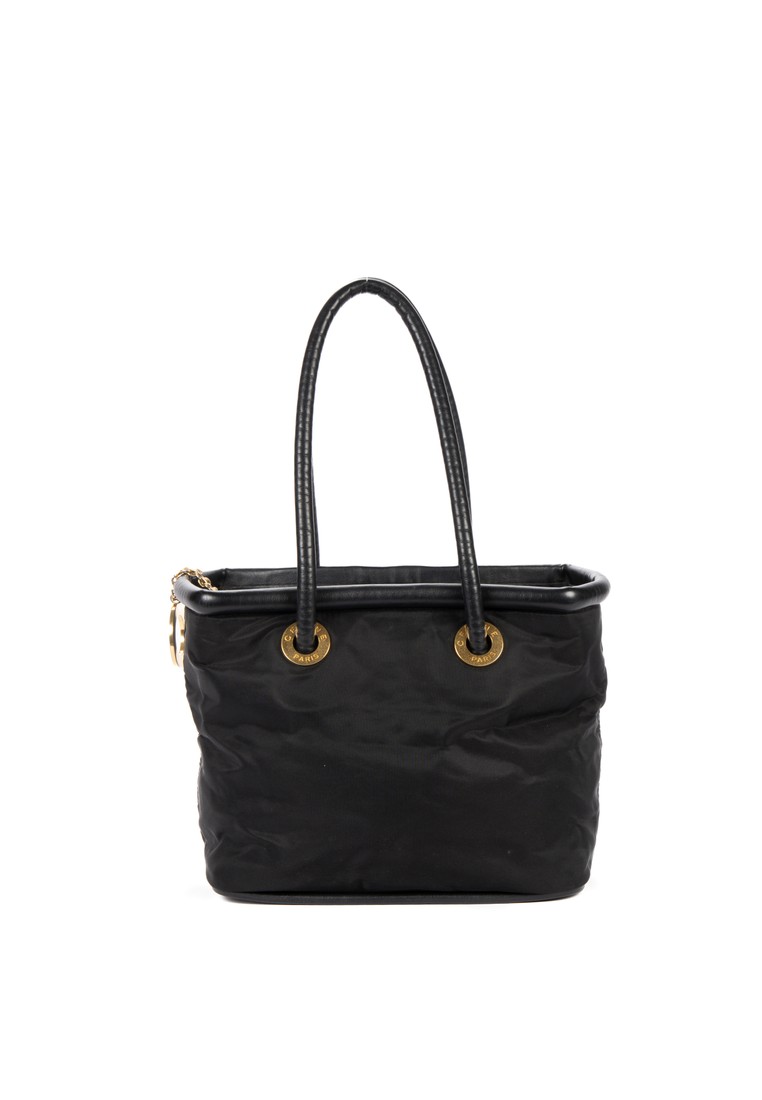 CELINE Pre-Loved Circle Logo Vintage Bag