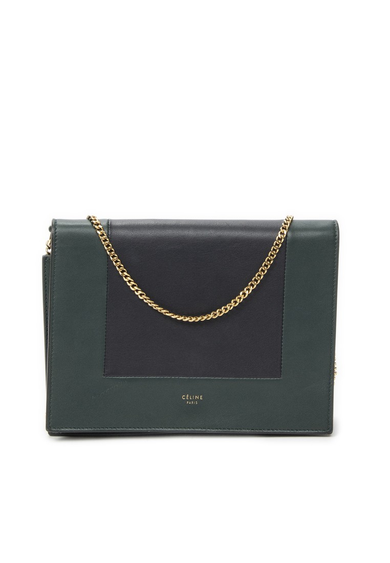 CELINE Pre-Loved Frame Evening Chain Clutch