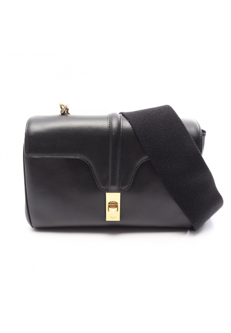 CELINE Pre-Loved Celine Teen Soft 16 Shoulder bag leather black
