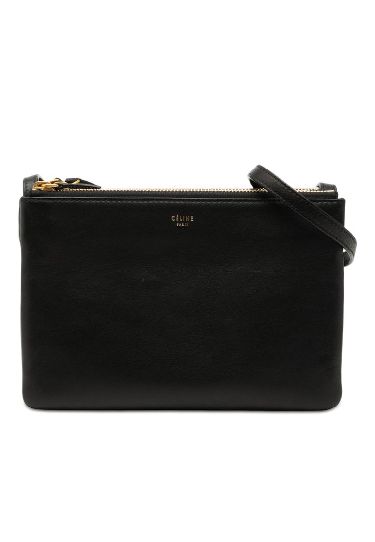 CELINE Pre-Loved Celine Small Lambskin Trio Crossbody
