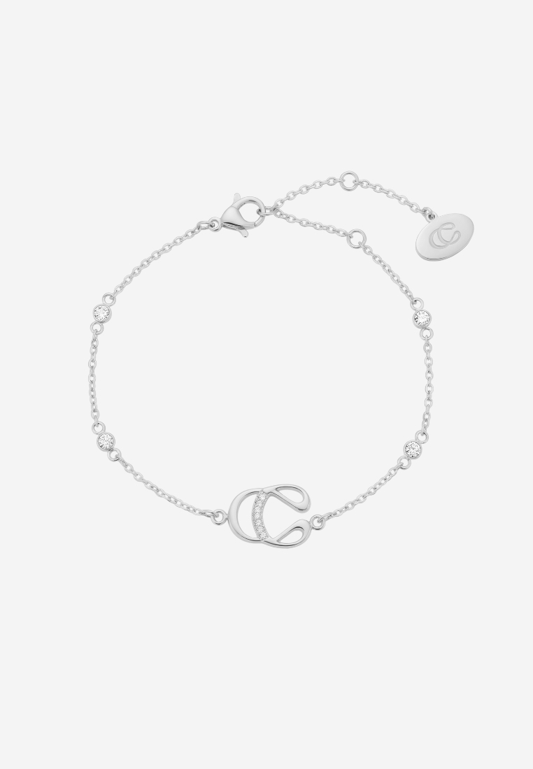 CELOVIS Unbreakable You Cubic Zirconia Bracelet in White Gold