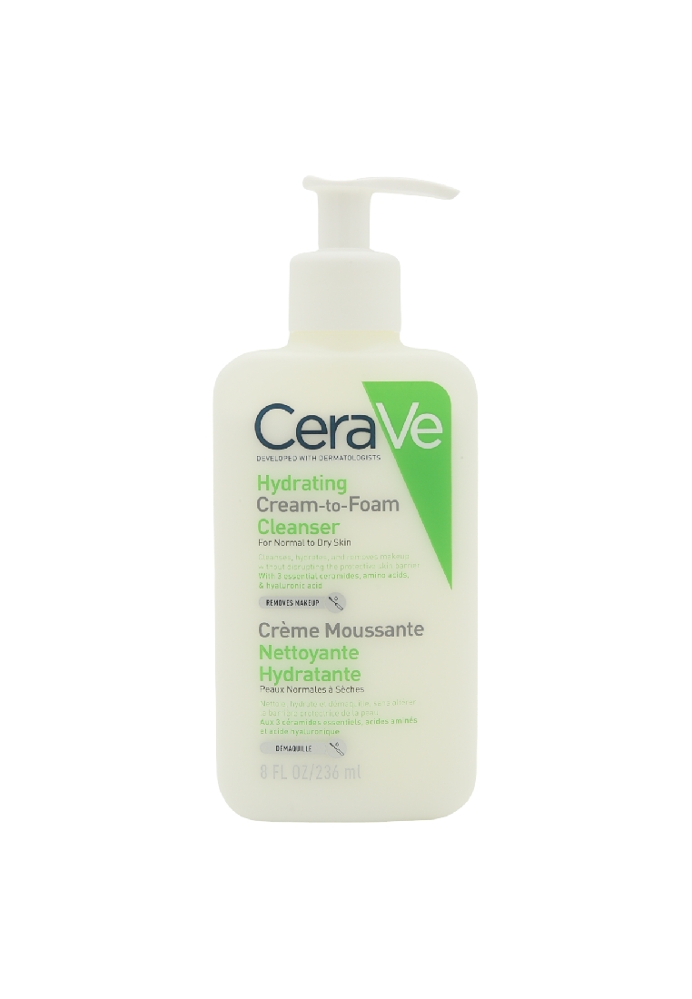 CeraVe Hydrating Cream To Foam Cleanser 236ml