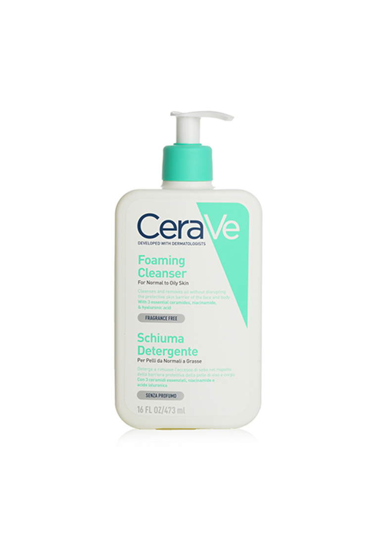 CeraVe CERAVE - Foaming Facial Cleanser for Normal to Oily Skin 473ml/16oz