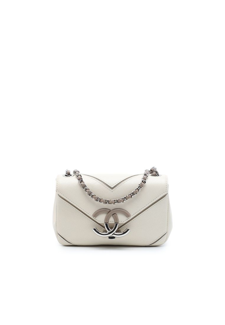 Chanel Pre-Loved Chanel Small Macro Chevron Caviar Flap