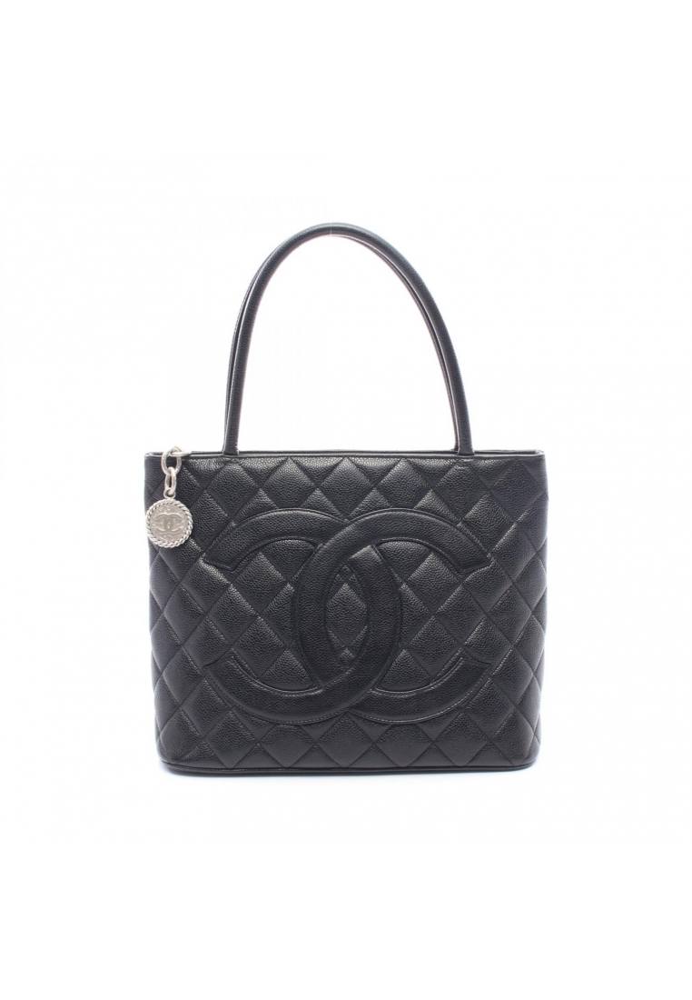 Chanel Pre-Loved Chanel reissue tote Handbag tote bag Caviar skin black silver hardware