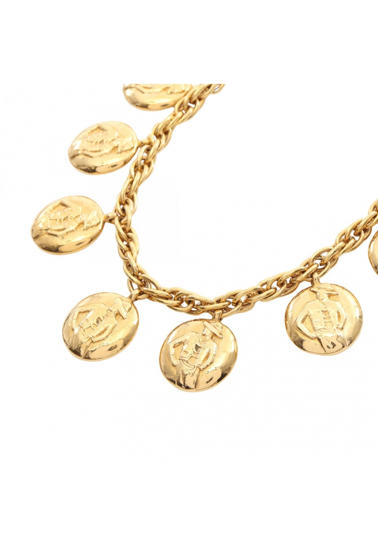 Chanel Pre-Loved Chanel mademoiselle necklace GP gold vintage