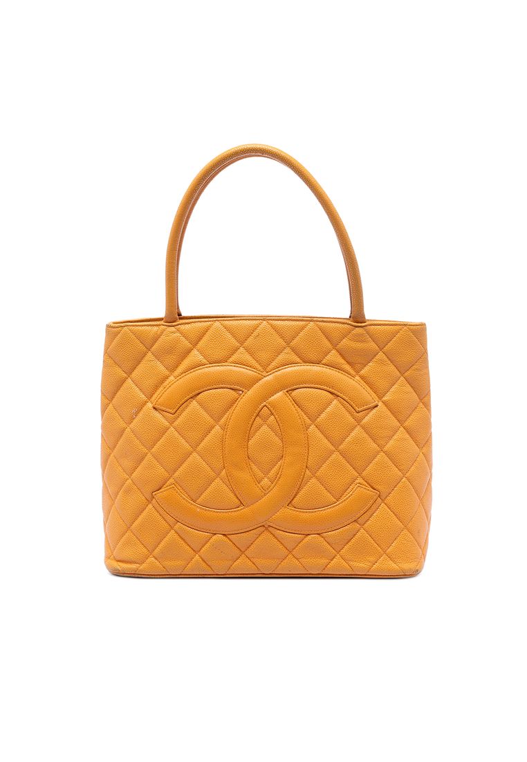 CHANEL Pre-Loved Chanel Caviar Medallion Tote