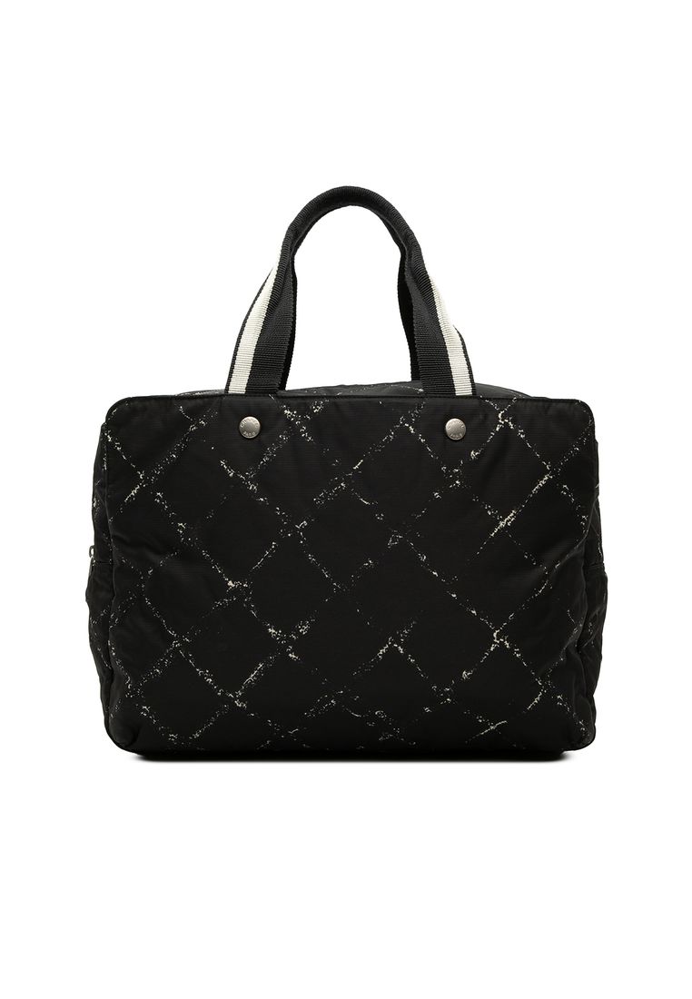 CHANEL Pre-Loved Chanel Old Travel Line Nylon Handbag